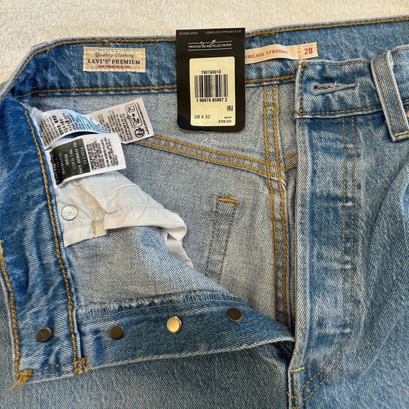 Levi's Ribcage Straight Full Length Women’s Jeans - Picture 4 of 12